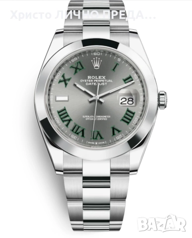 Rolex Datejust 41mm Wimbledon 126300, снимка 3 - Мъжки - 52893485