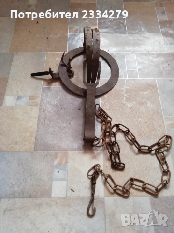 Стари антични капани тип вълчи, ръчно изковани. , снимка 14 - Антикварни и старинни предмети - 52976975