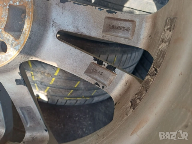 Продавам джанти 8J x 18 ET45 5x112, снимка 3 - Гуми и джанти - 54191347