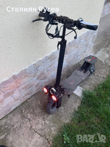  021011 тротинетка нова цена 440лв ли 224,97евро на 490км пробег , с 2 ключа и имобилайзер купена ав