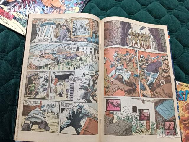 Лот 4 ретро комикса и 3 карти на Марвел Marvel Punisher, Wolverine, Fantastic 4 Улвърин, Пънишър, снимка 6 - Списания и комикси - 52226633