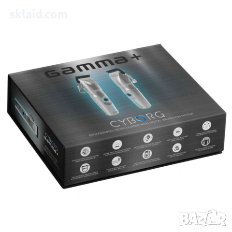 Машинка Gamma+ Cyborg, снимка 4 - Машинки за подстригване - 53795989