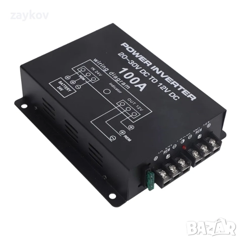 Понижаващ напрежението конвертор от 24V към 12V с контрол на температурата за автомобили, снимка 2 - Друга електроника - 51990494