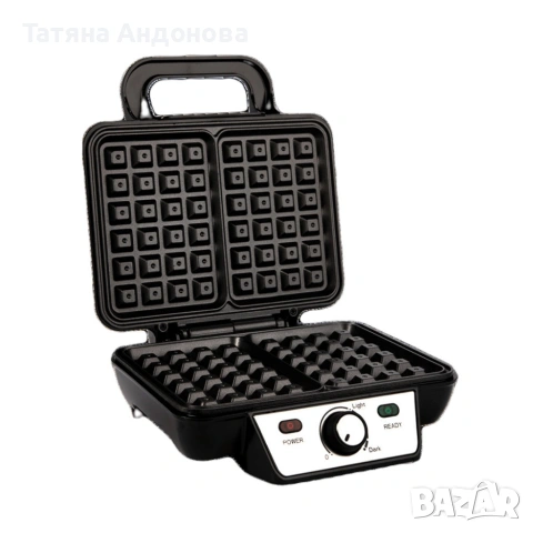 Уред за гофрети VOX WF 2081 M, 1000 вата, не залепващо покритие , снимка 2 - Гофретници - 53411351