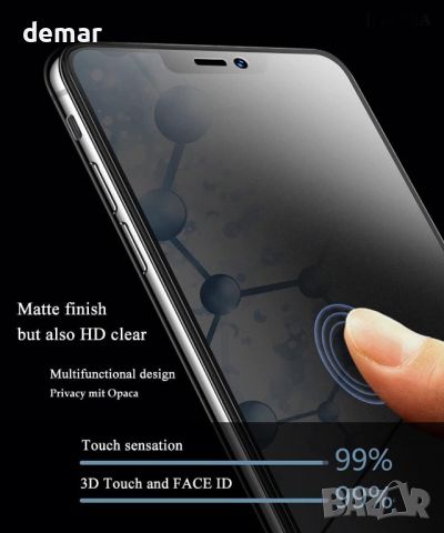 WINYU® 3 броя Матово защитно фолио за iPhone XR/11,6.1", снимка 6 - Фолия, протектори - 45634457