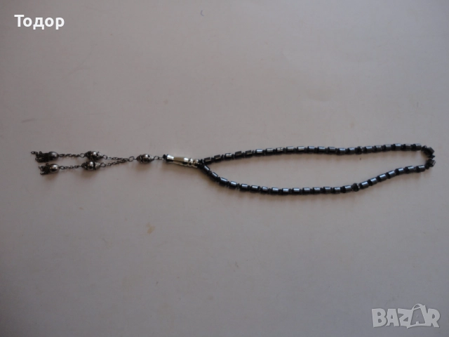 Страхотна броеница от хематит 11, снимка 4 - Колекции - 52661336