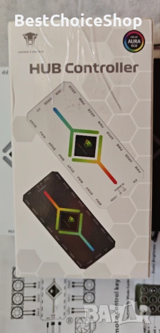 Jungle Leopard ARGB PWM вентилаторен хъб с контролер за 5 V адресируем ARGB, снимка 2 - Друга електроника - 53699419