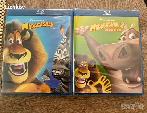 БГ Аудио - Мадагаскар 1 и 2 / Madagascar Blu ray, снимка 1 - Blu-Ray филми - 46836139