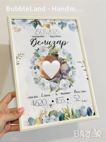 Бебешка визитка , снимка 5 - Други - 50199091