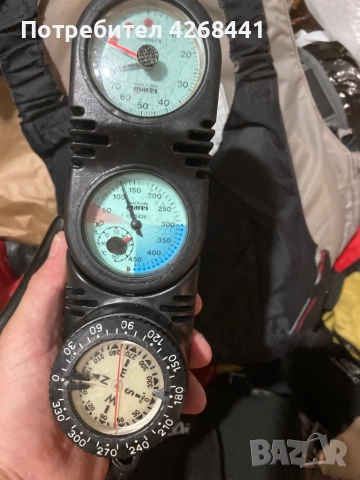 Марес - Водолазен Регулатор + конзолa, Mares proton ice, снимка 9 - Водни спортове - 51781621