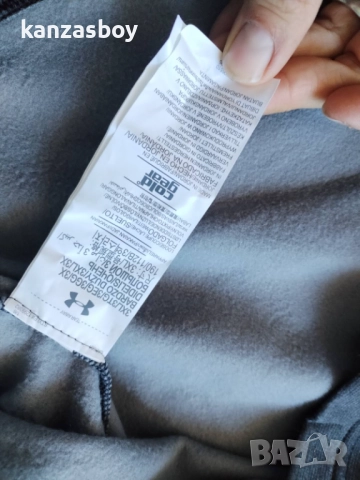 Under Armour Men's Armour Fleece 1/4 Zip Slub - ГОЛЯМА мъжка блуза НОВО БЕЗ ЕТИКЕТИ 3ХЛ, снимка 10 - Спортни дрехи, екипи - 52228387