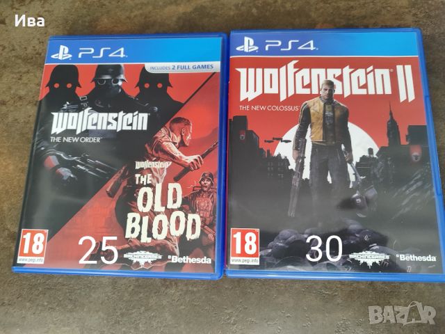 Игри за PS4 Wolfenstein , снимка 1 - Игри за PlayStation - 46005232