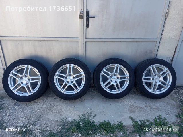 Джанти с гуми 16 цола 5х112, снимка 2 - Гуми и джанти - 50842860