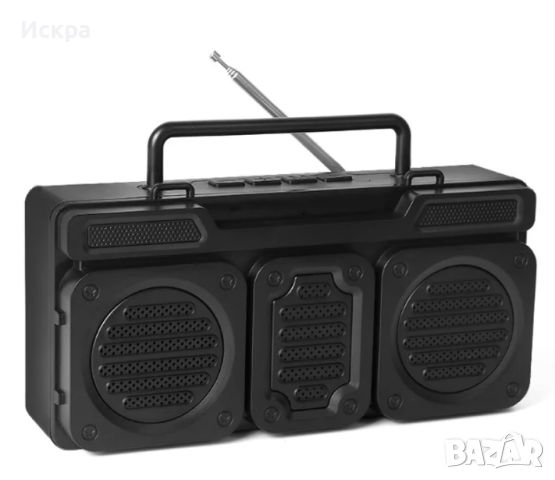 Преносима колонка с Bluetooth тип радио със стойка за телефон RM-S612, снимка 5 - Тонколони - 45584568