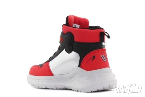 WINK LED Детски светещи кецове за момче, черни с червено, снимка 2 - Детски маратонки - 52860311