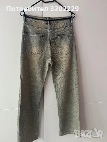 Дамски дънки с камъни , снимка 3 - Дънки - 53323387