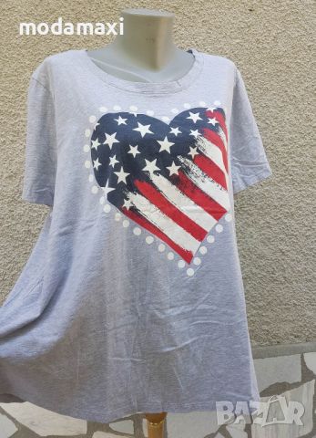 3XL+ Нова  блуза Rebel , снимка 2 - Тениски - 46478340