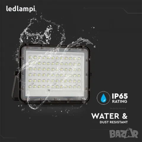 Соларен LED Прожектор 15W 1200Lm IP68, снимка 5 - Соларни лампи - 48632224