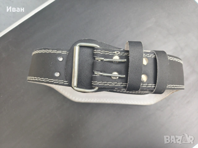 кожен фитнес колан Team P N, снимка 4 - Спортна екипировка - 53634023