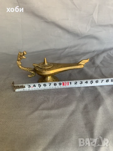 месингова маслена лампа, снимка 1