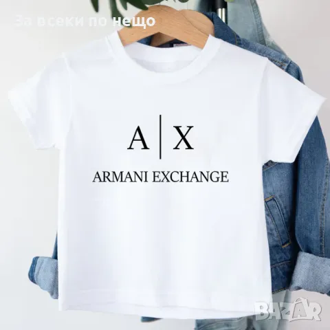 Armani Exchange Детска Тениска 1-16 години👚👕Детска Блуза С Къс Ръкав Армани Ексчейндж Код LFS374, снимка 1
