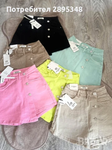 Пола-панталонки в свежи цветове, снимка 1