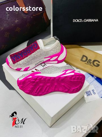 Дамски маратонки с камъни Dolce&Gabbana-GG621ä, снимка 3 - Маратонки - 45480714
