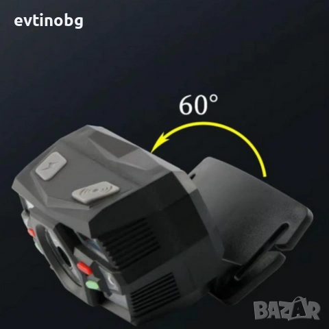 LED челник BL-CT108 с PIR сензор за безконтактно включване, водоустойчив и лек, снимка 5 - Прожектори - 53787600