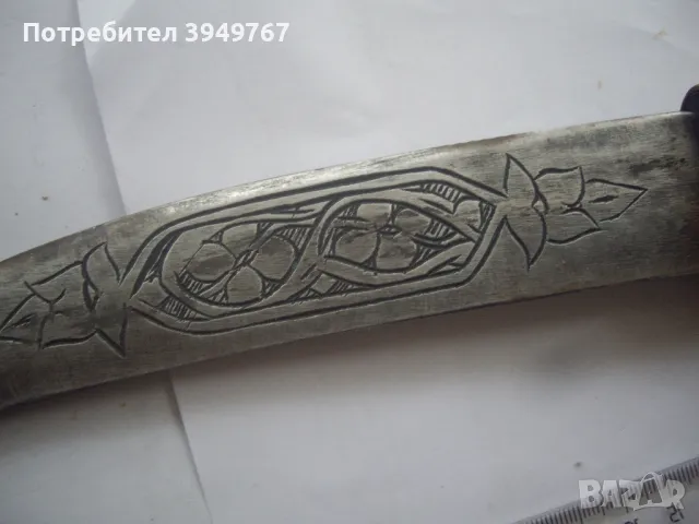 Стар голям и красив нож., снимка 7 - Колекции - 49696145