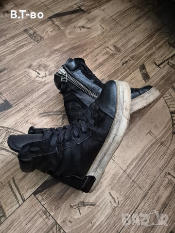 Кожени боти Stela, снимка 2 - Дамски боти - 52719597