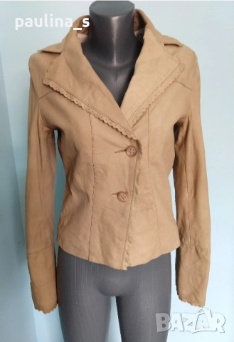 XXS / S - "Crazy - outfits" Germany / "Arma" Leather / Естествена кожа и набук яке , снимка 18 - Якета - 49674733