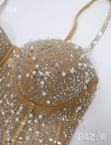 Блестяща  рокля, снимка 3 - Рокли - 52544466