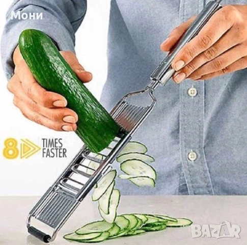 Мултифункционално ренде и белачка за плодове и зеленчуци от стомана TV12, снимка 2 - Други - 53914513