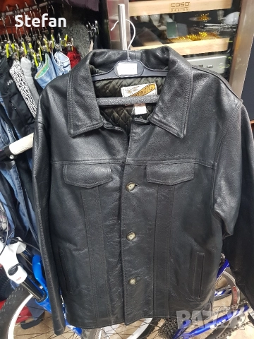 мъжко кожено палто чиста кожа е