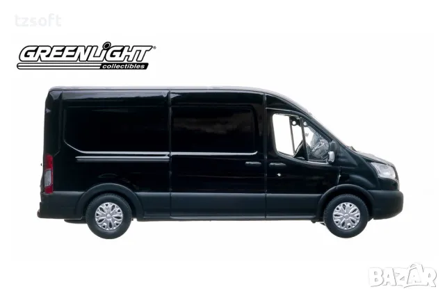 Ford Transit 2015 Greenlight 1:43 цвят черен, снимка 3 - Колекции - 48290754