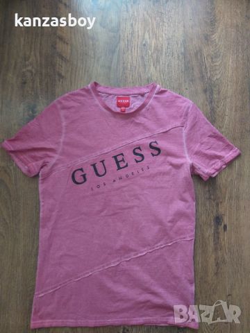 Guess - страхотна мъжка тениска КАТО НОВА С, снимка 4 - Тениски - 46434139