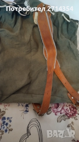 Стара брезентова раница , снимка 11 - Антикварни и старинни предмети - 51985143