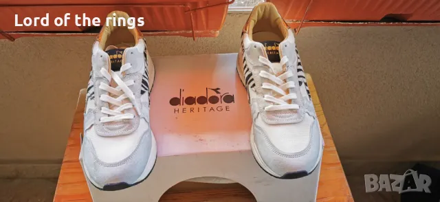 Оригинални маркови дамски маратонки DIADORA HERITAGE - 37 номер, снимка 3 - Маратонки - 49775464