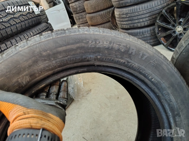 2бр.зимни гуми CONTINENTAL 225 55 17 DOT22 цена за брой, снимка 7 - Гуми и джанти - 54057574