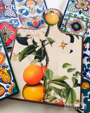 Красиви керамични дъски за сервиране, снимка 3 - Други - 53530802