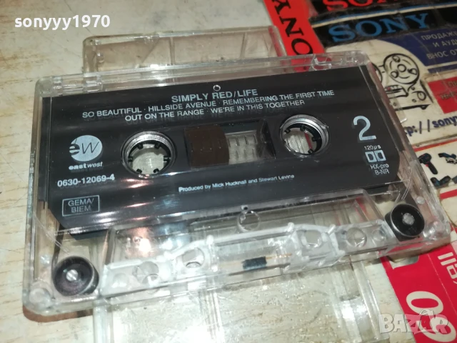 SIMPLY RED-ORIGINAL TAPE 1708251734, снимка 2 - Аудио касети - 51394254
