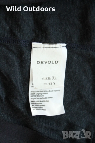 DEVOLD - мъжки термо клин, мерино, размер XL, снимка 4 - Спортни дрехи, екипи - 52642718