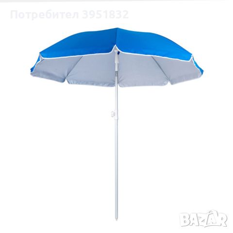 Плажен чадър с чупещо се рамо , снимка 4 - Градински мебели, декорация  - 46453032
