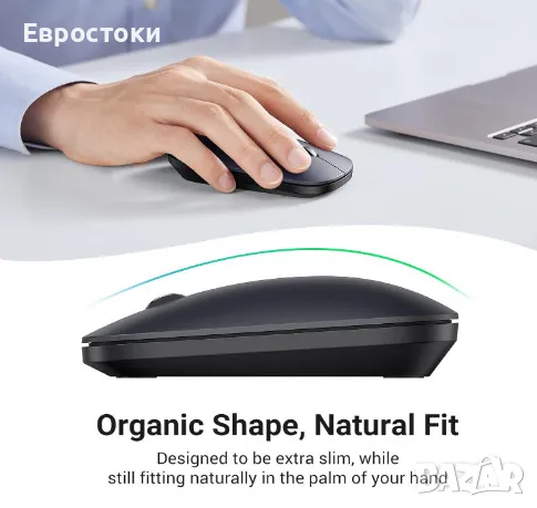 Безжична мишка Ugreen Silent Wireless Mouse 2.4G, снимка 6 - Клавиатури и мишки - 47780657