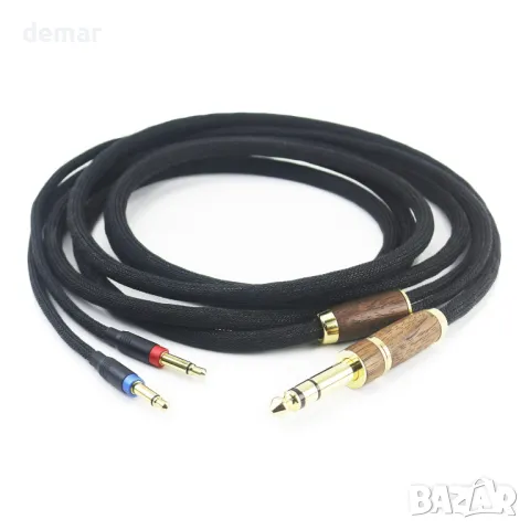 ABLET аудио кабел за слушалки Denon AH-D7200, AH-D7100, AH-D9200, AH-D5200 и Focal Elear, 2 метра, снимка 1