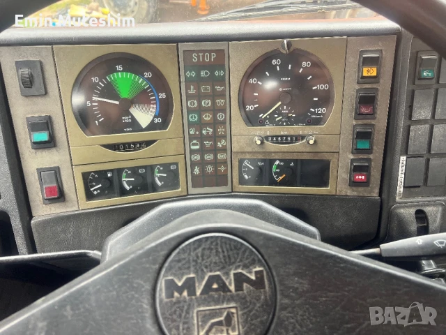 Man 17.232 4x4 самосвал с кран , снимка 3 - Камиони - 50562779