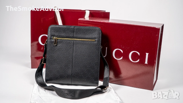 Чанта Gucci Messenger Bag Large (BLACK), снимка 2 - Чанти - 52182430