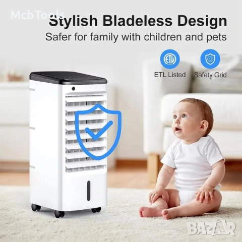 Мобилен въздушен охладител 5 литра SOKANY, снимка 6 - Климатици - 54130382