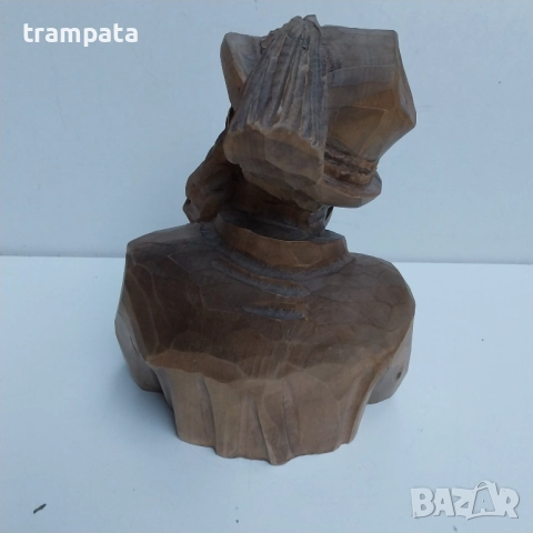 ТОП ОФЕРТА -50%   Стара немска дървена фигура дърворезба , снимка 6 - Антикварни и старинни предмети - 52325988