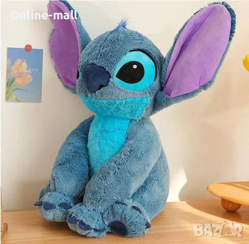 Голям Плюшен Стич, 100см 80см, Плюшени играчки Lilo Stitch, снимка 5 - Плюшени играчки - 46731632